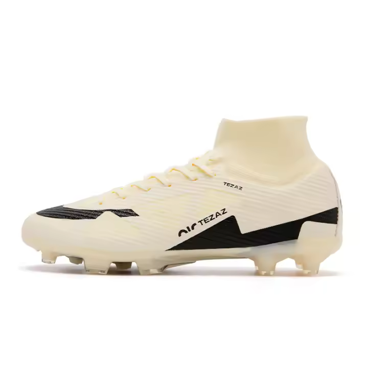 Zapatos de fútbol transpirables de tobillo alto para hombre, botas de fútbol de entrenamiento profesional al aire libre, antideslizantes, ligeras/Zapatos de fútbol profesionales para hombre, zapatos de fútbol para niños, zapatos de fútbol de tobillo alto, - 1