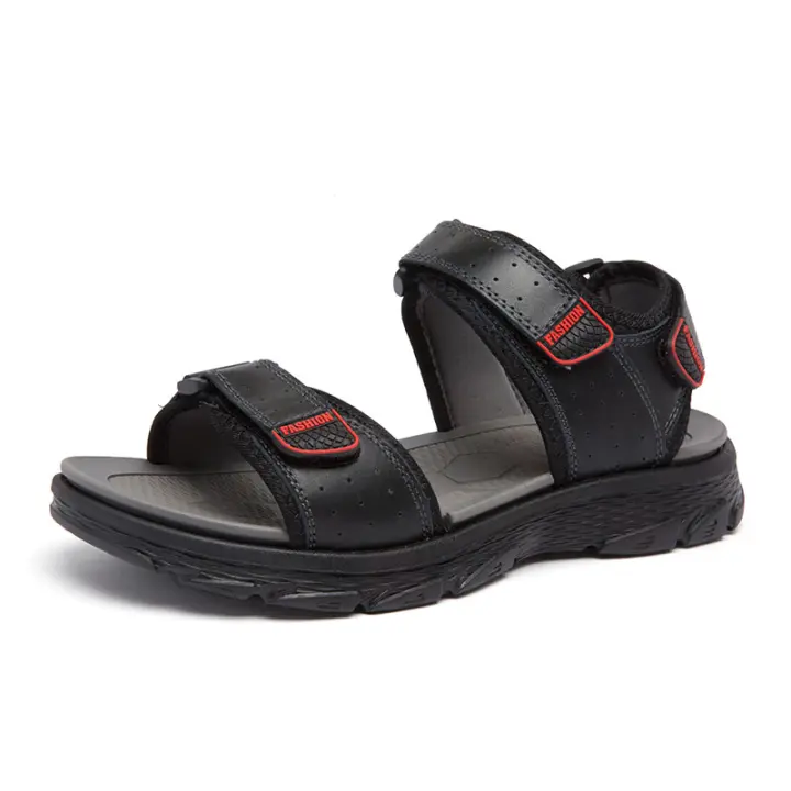 Sandalias atléticas con punta abierta para hombre, sandalias antideslizantes para exteriores, ligeras, deportivas, informales, para playa - 1