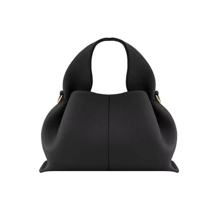 Bolso cruzado de Color puro para mujer, bolso de hombro doble, a la moda, combina con todo - 1
