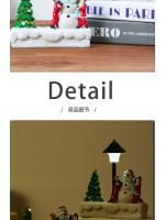 Luz de noche de Navidad de explosión creativa, decoración de pared de vela para habitación de niños, adorno de artesanía de resina creativa - details 0