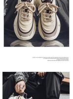 Zapatos deportivos informales con colchón de aire para hombre, zapatos de algodón con aislamiento grueso y felpa y suela aumentada - details 5