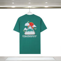 Camiseta Deportiva de Algodón Puro para Hombres Cuello Redondo, Estampado de Logotipo Delantero, Estilo Casual para el Verano - details 15