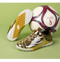 Nuevos zapatos de fútbol dorados a la moda para niños, zapatos de fútbol antideslizantes cómodos, zapatillas deportivas para niños, zapatillas deportivas para niños - details 13