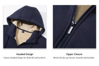 MAGCOMSEN-Sudadera con capucha y forro polar para hombre, abrigo de sherpa, chaqueta cálida a prueba de viento - details 3