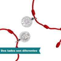 Pulsera de Acero Inoxidable con Encanto de La Suerte y Protección Amuleto para Parejas y Amistad - details 22
