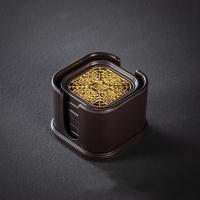Posavasos de té de Kung Fu antiescaldado duradero, soporte de té elegante de estilo chino, bandeja ligera de plástico de estilo chino para ceremonia del té - details 3