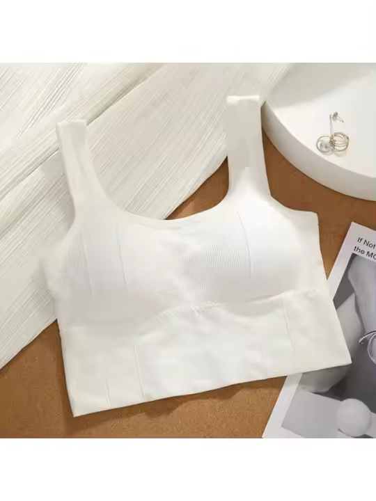 Top de Yoga sin Costuras Antisudor Sports Bra Transpirable para Mujeres - 1