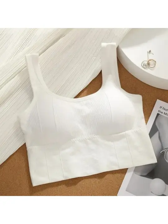 Top de Yoga sin Costuras Antisudor Sports Bra Transpirable para Mujeres - 1