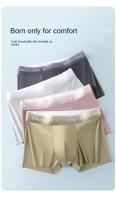 Ropa Interior de Seda de Hielo para Hombres Antibacteriano Graphene, Transpirable Sin Costuras, Tallas Grandes L-3XL, Cómodo y Moderno - details 14