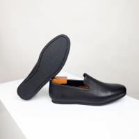 Mocasines casuales de un pedal, zapatos de piel de vaca de primera capa, suela blanda - details 7