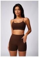 Shorts de Yoga de Cintura Alta para Mujer en Verano Leggings Deportivos Elásticos - details 8