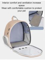 Mochila de Viaje Portátil para Mascotas Pet One Bolsa de Llevamiento Transparente y Respirable para Gatos y Perros Pequeños Equipo de Mascotas al Aire Libre - details 4