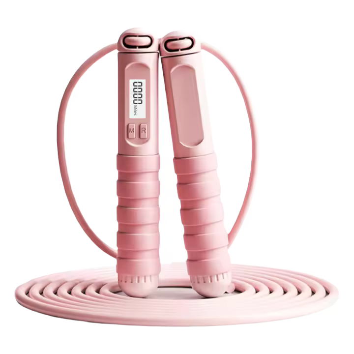 Cuerda De Saltar Electrónica De Conteo Para Adelgazamiento Y Fitness Para Hombres Y Mujeres Entrenamiento Cardiovascular De Brazos Piernas Abdomen Y Cintura - 1