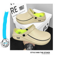 Sandalias Para Hombre Impermeables Antideslizantes Y Resistente Al Aceite Zapatos De Cocina Cómodos Clogs Para Jardín Adecuados Para Trabajar Al Aire Libre Pesca - details 5