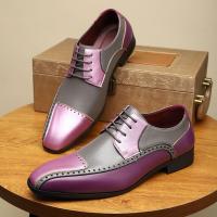 Zapatos elegantes de cuero para hombre, calzado Formal de lujo para oficina, fiesta, negocios, marrón, inglés, color negro - details 3