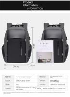 Mochila Portátil Impermeable para Hombres Carga USB Resistente al Desgaste - details 8