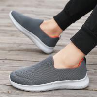 Zapatos de malla ligeros y transpirables para hombre, zapatillas informales antideslizantes para caminar al aire libre, zapatos de conducción, talla grande - details 23