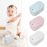 Calentador de toallitas húmedas de plástico, toallitas duraderas de gran capacidad, alimentadas por USB, temperatura constante, calentador de biberones para bebés - details 1