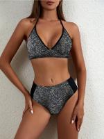 Bikini con estampado Floral para mujer, bañador Sexy, traje de baño elegante, ropa de playa - details 8