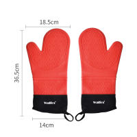 Walfos scalding High temperature resistant, thickened and insulated microwave oven, silicone gloves for household kitchen tools - details 5