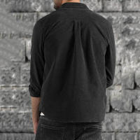 Camisa de pana gruesa para hombre, abrigo informal holgado con solapa de botones, nuevo para otoño e invierno 2024 - details 14
