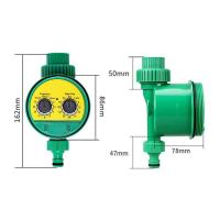 Controlador de riego de jardín, grifo electrónico programable, pantalla digital LCD, manguera, temporizador de agua, impermeable, automático WF - details 2
