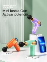 Pistola de Masaje Muscular con 9 Niveles Ajustables, Potente, Ultra Silenciosa y Pantalla Táctil LCD, Masajeadora con 4 Cabezas de Masaje para Relajación, Recuperación y Alivio de Fatiga - details 0