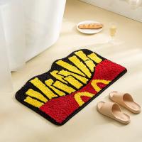 Alfombra De Baño Suave Y Fluffy Con Diseño De Comida De Dibujos Animados Antideslizante Para Hogar Dormitorio Jardín Decoración De Piso - details 2