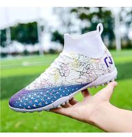 Tacos antideslizantes para niños, niños, niñas, empresa de entrenamiento de alta calidad, pista de tierra y campo de fútbol al aire libre, deportes - details 11