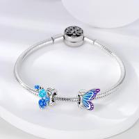 Silver Fit-pulsera de circonio para mujer, serie de mariposas de 3mm, joyería artesanal, nuevos artículos, Material metálico - details 56