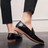 2021 mocasines italianos casual hombres zapatos y calzado de cuero formal clásico para hombres - details 4