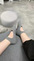 Calcetines de algodón transpirables y absorbentes para Yoga, medias antideslizantes de silicona para Pilates, Ballet y Fitness, 2 pares - details 30
