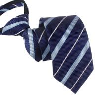 Corbata de Pegamento con Lazo Listo Material de Poliéster Diseño de Rayas Estrecha - details 6