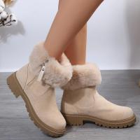 Otoño Invierno mujer botas de nieve zapatos cálidos casuales - details 2
