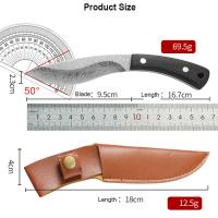 Cuchillo De Carne Mongol Hecho a Mano Forjado Acero Inoxidable Cuchillo De Carne De Oveja Cuchillo De Fruta Boning Cuchillo De Cocina Cuchillo De Carne Para BBQ - details 6