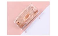 Grapadora de oro rosa a la moda, carpeta de escritorio, libro, grapas de papel, removedor de grapas, perforadora, suministros de encuadernación para escuela y oficina - details 6
