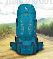 Mochila de montañismo de gran capacidad para escalada al aire libre, senderismo, deportes de acampada, bolsa para zapatos, bolsillo, viaje, senderismo, ciclismo - details 0