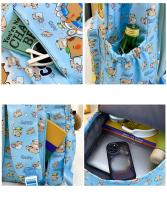 Mochila bonita de capibara de gran capacidad, mochila escolar ultraligera transpirable para estudiantes, bolsa de libros de dibujos animados de nailon - details 4