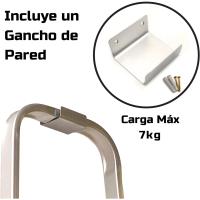 Escalera de Aluminio Antideslizante Ligera y Resistente 6 Peldaños con Gancho de Pared Multiusos - details 2
