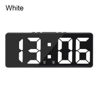 Reloj despertador digital con control por voz, repetición de temperatura, modo nocturno, reloj de mesa de escritorio, función antidisturbios de 12/24H, relojes LED - details 0