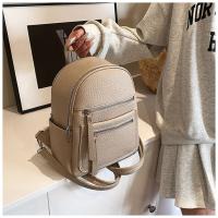 Nueva mochila para mujer 2025 mochila pequeña para mujer de color sólido bolso de viaje personalizado de moda versión coreana para mujer - details 21