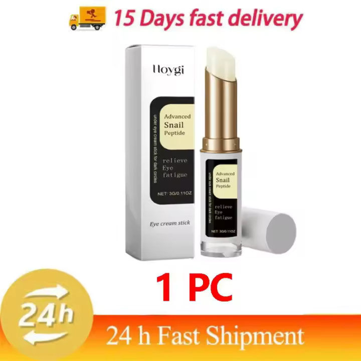 Crema para ojos de caracol en barra, colágeno que se desvanece, líneas finas, arrugas, aclara las ojeras, reafirmante, bolsas para los ojos, hinchazón, crema hidratante para los ojos - 1