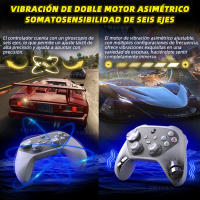Controlador de juego para móvil inalámbrico, Joystick Hall de 1000Hz para Switch/PC/IOS/Android, Gamepad para PS4, compatible con giroscopio Turbo de seis ejes - details 4