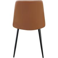 Comedor Antibes tapizada en Polipiel I Butaca de salón con Base metálica de 4 Patas I Asiento de Cocina, Color:Blanco - details 16