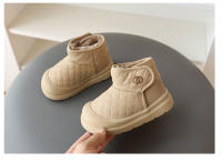 Botas de nieve para niños otoño e invierno botas de algodón botas impermeables antideslizantes zapatos de algodón de terciopelo Velcro masculino y femenino bebé botas de cuero - details 12