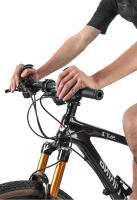 WEST BIKING-empuñaduras interiores para manillar de bicicleta de montaña, accesorio de diseño ergonómico, de nailon, 22,2mm - details 13
