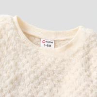 Conjunto de 2 piezas de manga larga estilo festivo informal para bebé, suave y cómodo, perfecto para salidas y uso diario - details 2