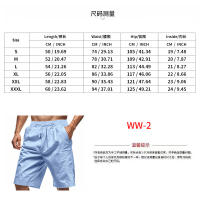 Conjunto de dos piezas de camisa de manga corta informal con capucha de lino de color liso para hombre y pantalón corto de playa - details 1