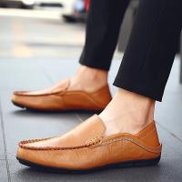 Zapatos Informales de Verano para Hombre Mocasines de Cuero con Transpirabilidad sin Cordones - details 19