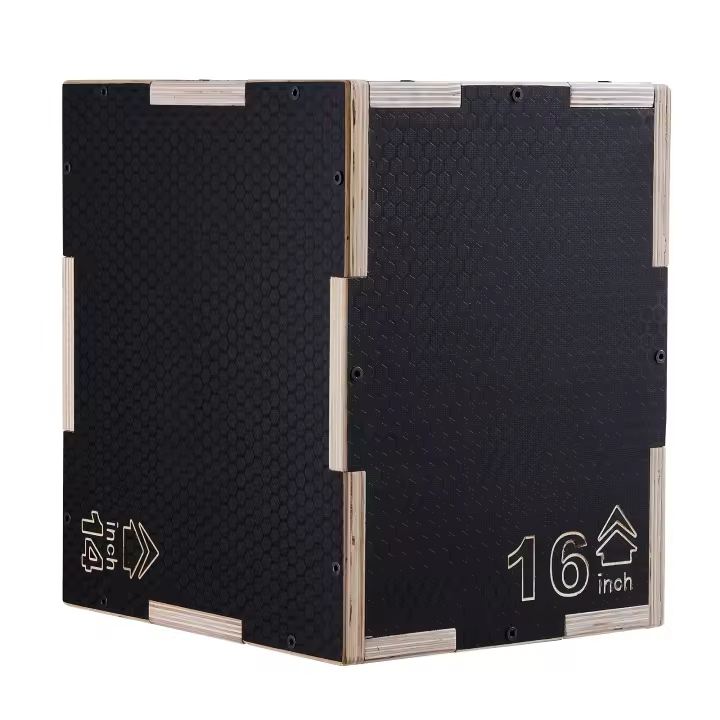 Succebuy Plyometría Salto Box 3 en 1 Plataforma y Caja de Salto para Entrenamiento en Gimnasio en Casa Equipo de Fitness Antideslizante - 1